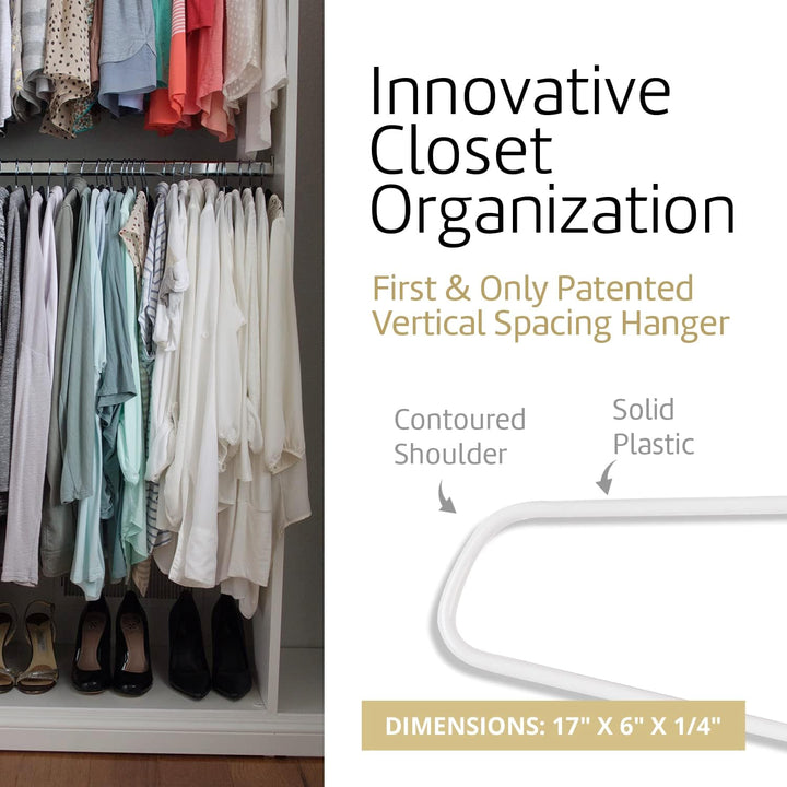 Higher Hangers Classic White heavy-duty tube hangers